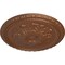 Ekena Millwork Richmond Ceiling Medallion (Fits Canopies up to 2 5/8"), 18"OD x 1 3/8"P, Polished Copper CM18RIPOS - alternate 3